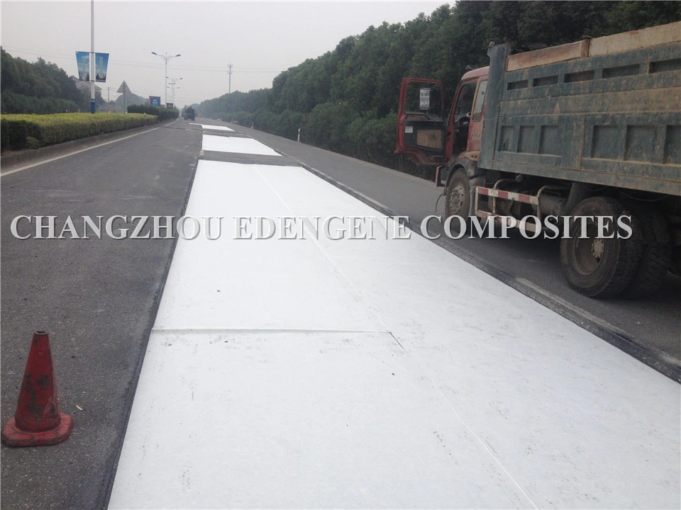 Nonwoven Hybrid Fiberglass Polyester Engineered Paving Mat Geomat for Asphalt Anti-Cracks