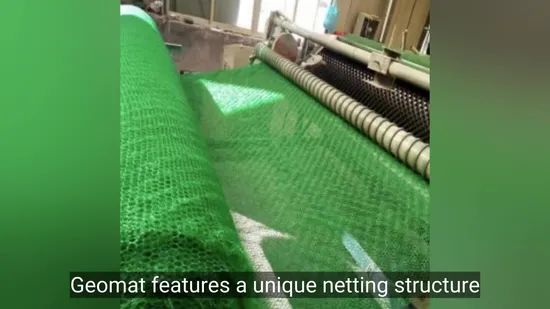 Усиленный 3D-композит Geomat для защиты склонов в зеленой среде