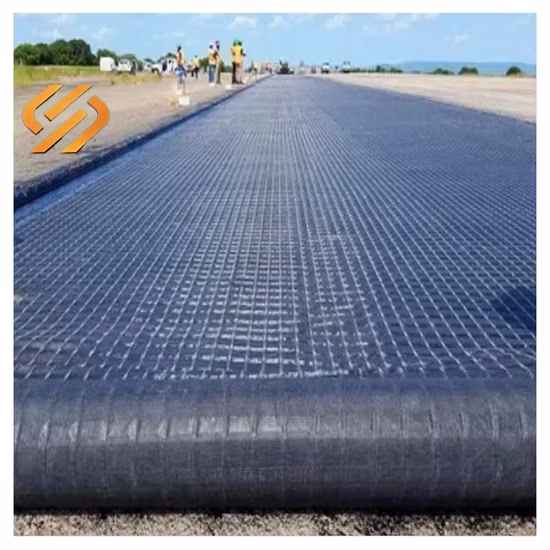 Композитная геосетка из стекловолокна Geogrid Self